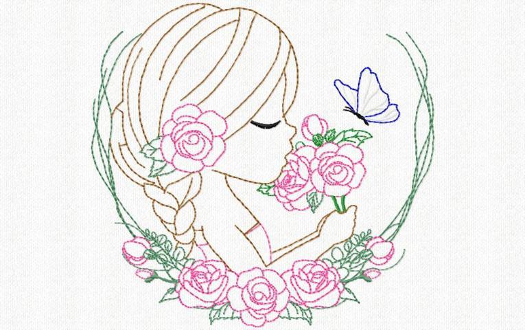 Women's Top Designs Machine Embroidery Designs