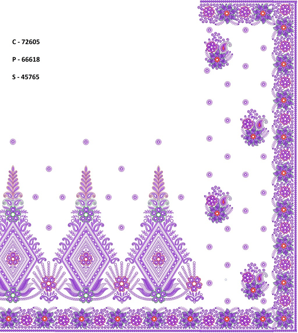 kalkatti concept border c pallu sct saree embroidery design Machine Embroidery Designs