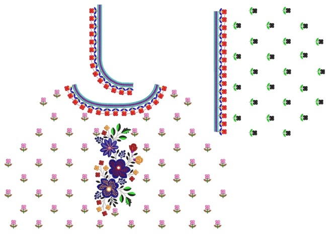 South Indian Blouse Embroidery Design Machine Embroidery Designs