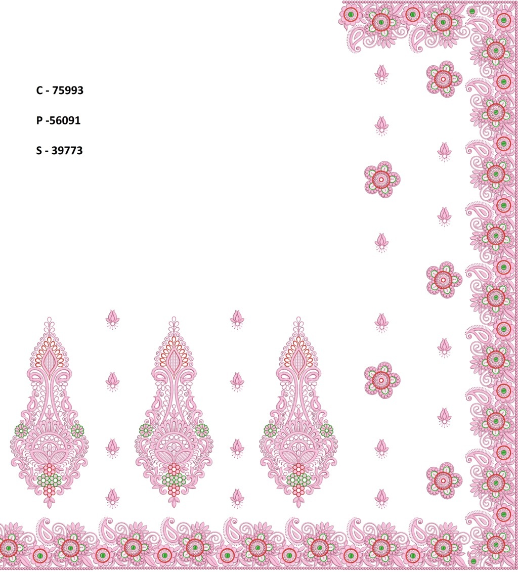 kalkatti concept border c pallu sct saree embroidery design Machine Embroidery Designs