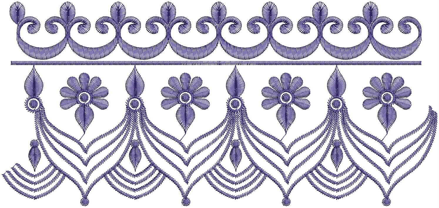 Cut work laceborder embroidery design Cut work laceborder embroidery design
