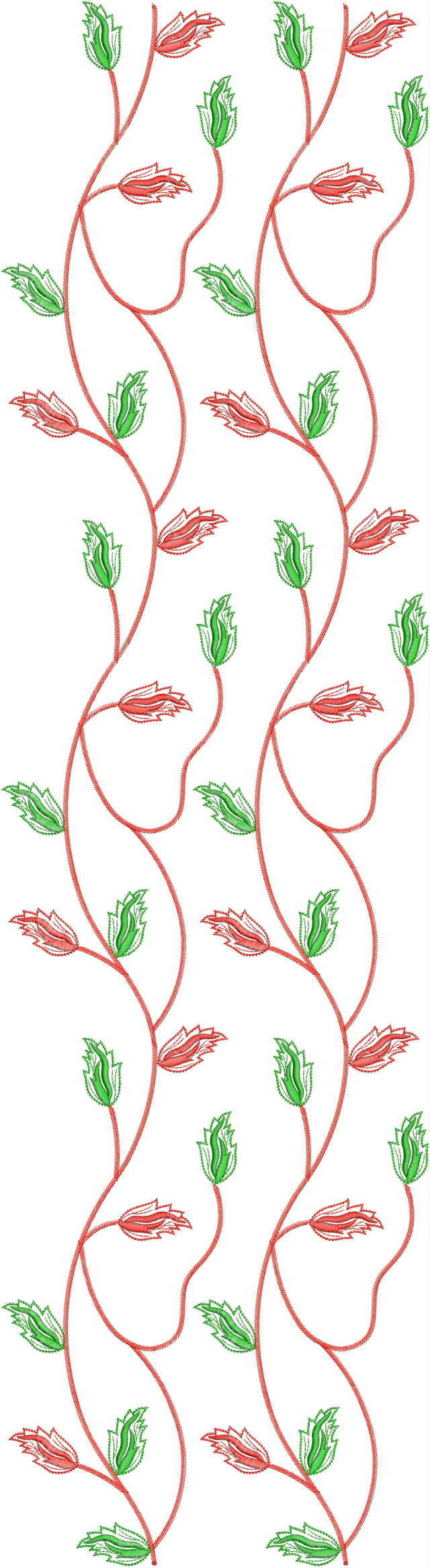 Small leaf concept All over jaal garment Embroidery Design